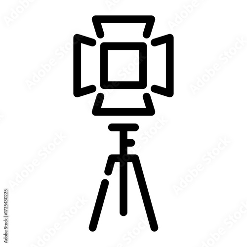 reflector line icon