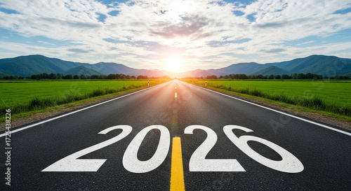 Fototapeta Naklejka Na Ścianę i Meble -  Road to 2026: Future and Opportunity