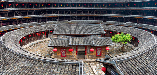 Jiqing Tower, Chuxi Tulou, Yongding District, Longyan City, Fujian Province