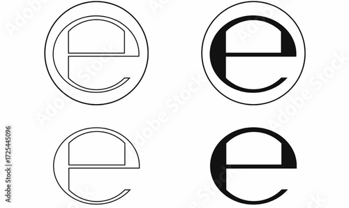 Estimated sign symbol outline and silhouette variations.Vector icon set for design, label, law use,packaging mark for weight and volume compliance.