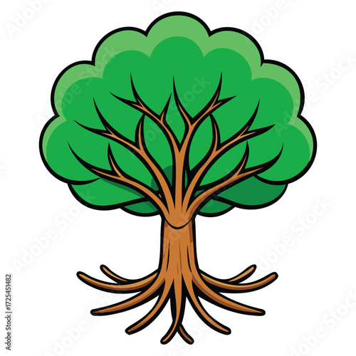 Green Tree Illustration