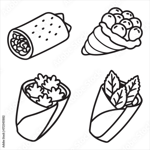 A Wholesome and Portable Veggie Wrap, a Healthy Plant Based Lunch Option with Fresh Greens in a Flour Tortilla, the Perfect Clean Eats Diet Friendly Meal