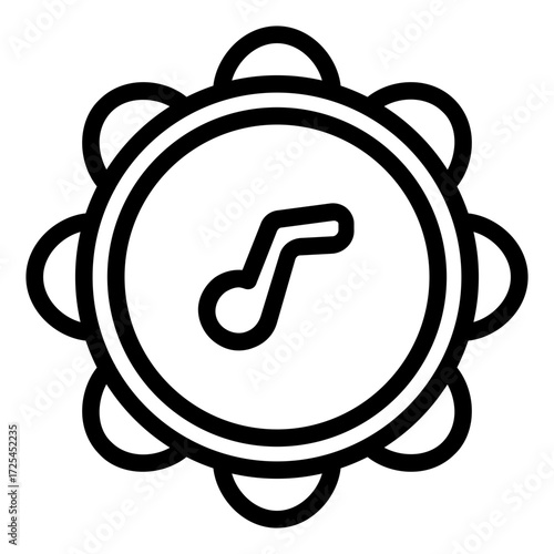Tambourine icon