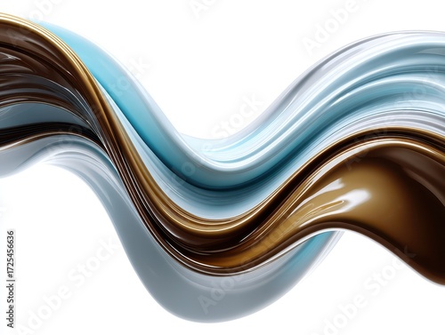 Abstract wave with fluid cu...