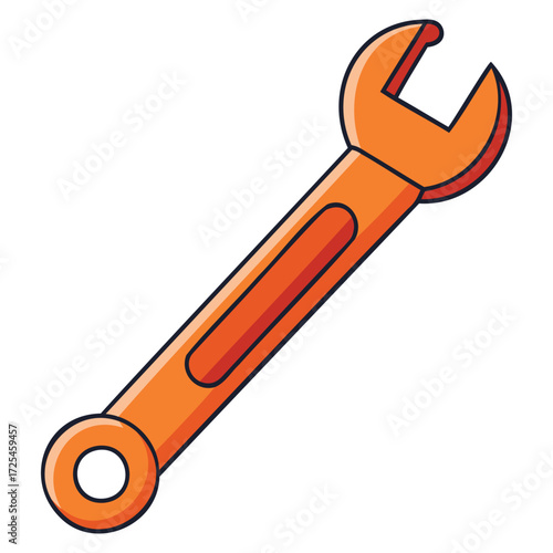 Classic Wrench Illustration