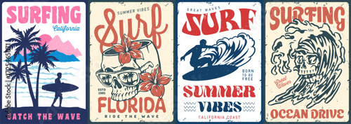 Surfing adventures along the California coast