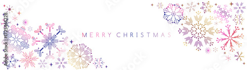 Merry Christmas and  2026 Happy New Year  holiday abstract background  template  design with snowflake, snowfall, cristal , stars  Modern  Xmas  vector illustration
