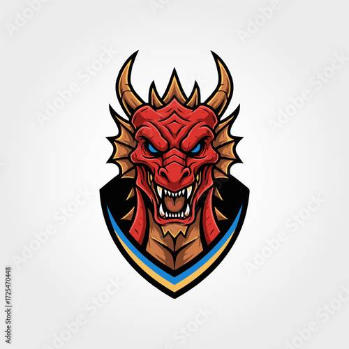 dragon head mascot