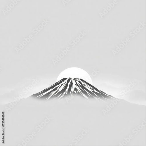 A photorealistic depiction of Mount Kilimanjaro during dawn in summer, under stormy conditions, capturing unique natural textures and atmospheric mood.