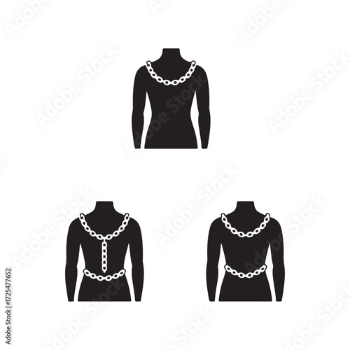 Body Chain Solid Jewelry Accessory Bundle