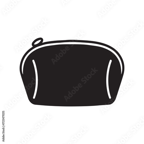 Makeup Pouch Fashion Solid Design Icon