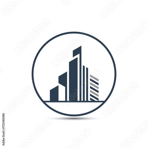 building architecture real estate logo design icon	
