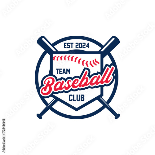 Baseball Softball Team Club Logo Academy Championship Template Vector