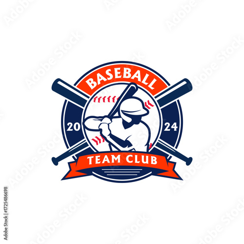 Baseball Softball Team Club Logo Academy Championship Template Vector