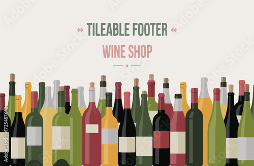wine bottle and glass