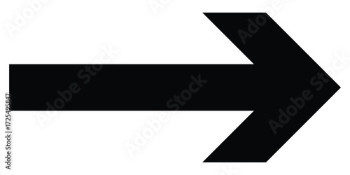 Black dark isolated arrowhead icons on white background. Simple abstract pointing vector icons on white page. Bold arrow-head icons set. 