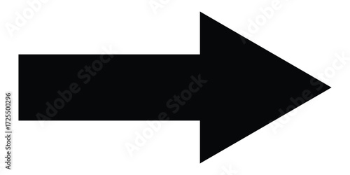 Black dark isolated arrowhead icons on white background. Simple abstract pointing vector icons on white page. Bold arrow-head icons set. 