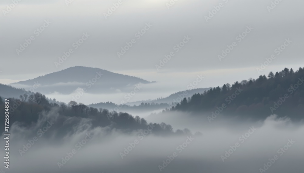 Fototapeta premium soft grey mist hazy whispering into chalky gradients