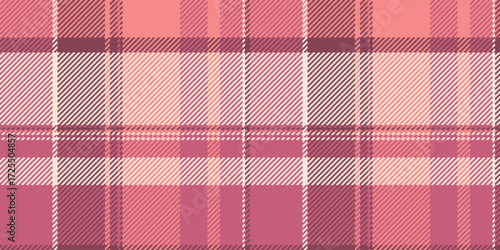 A charming, textured tartan pattern in soft pink hues, ideal for textile design, backgrounds, or adding a touch of classic warmth to your project. Versatile and appealing.