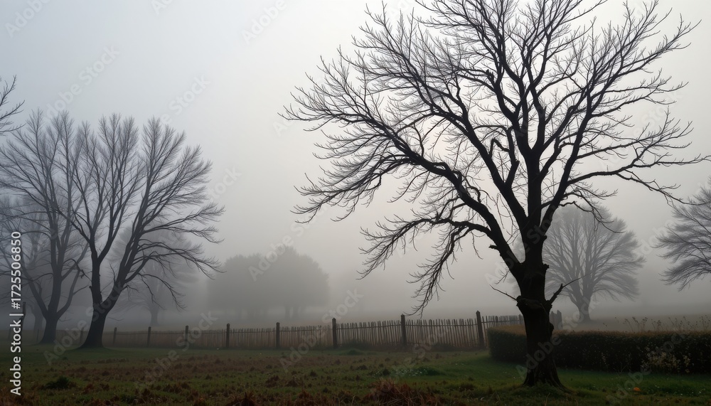 Fototapeta premium soft grey mist whispering hovering with cloudy pale undertones