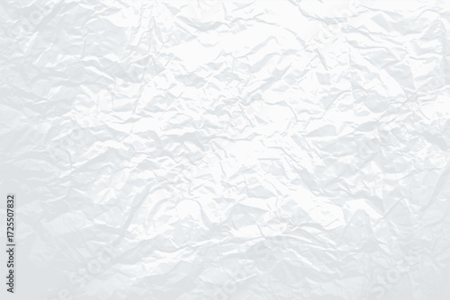 White crumpled paper texture background with wrinkled folds. Perfect for design overlays, vintage effects, and creative projects.