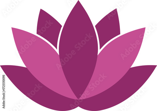  vector illustratoion of a lotus flower