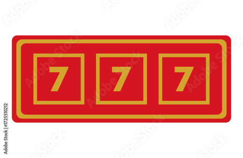 jackpot lucky 777 win. 777 sign