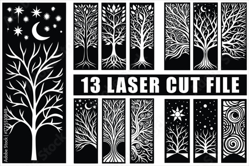 Stunning laser cut tree designs for your projects