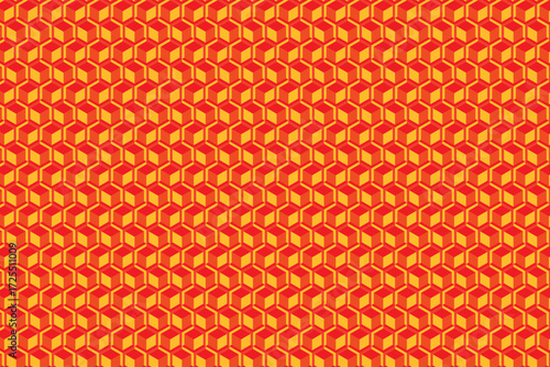 Abstract textured background with repeating geometric pattern in warm orange and yellow tones