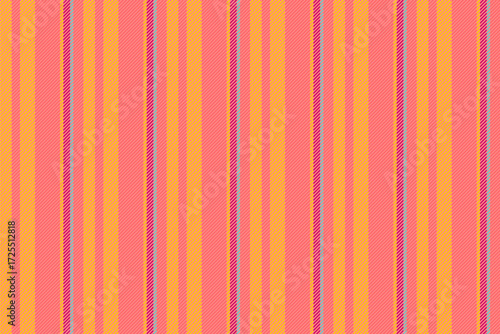 Frawing textile vertical lines, sensual pattern seamless fabric. Cath stripe background vector texture in red and bright colors.