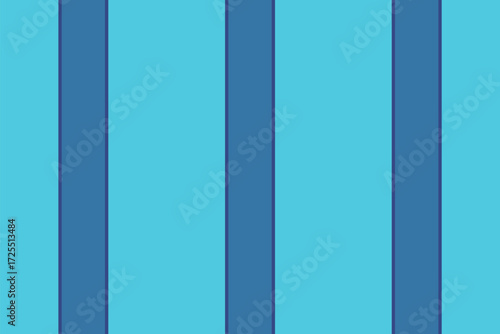 Fdentity textile pattern seamless, carpet vector texture fabric. Lie vertical background stripe lines in cyan and blue colors.