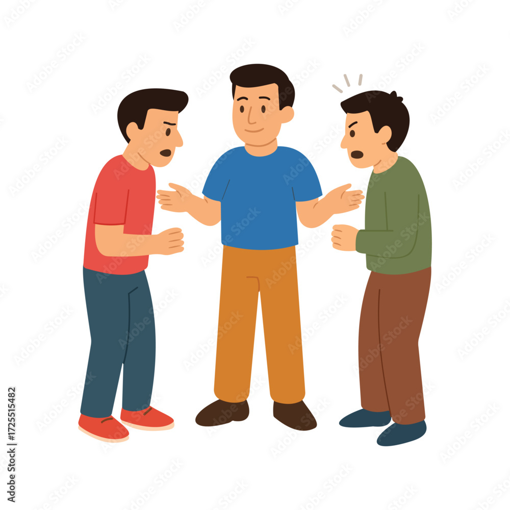 Fototapeta premium Peaceful Conflict Resolution In Workplace