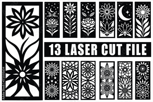 Stunning floral laser cut designs for crafts