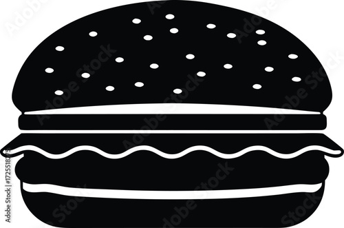 hamburger icon, fast food design