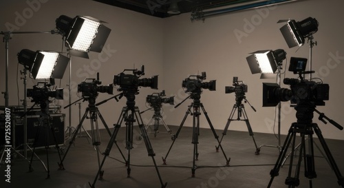 Wallpaper Mural Studio setup with multiple professional cameras and lights Torontodigital.ca