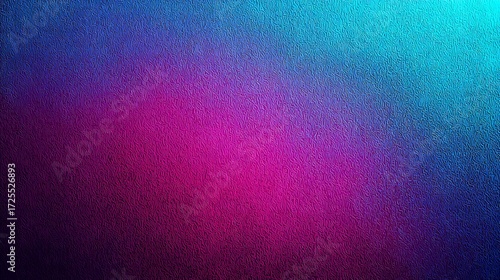 Abstract Colorful Gradient Pattern with Textured Surface in Bright Blue Pink and Cyan Shades