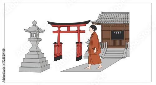 Cultural reverence: A wanderer's pilgrimage through the serenity of ancient Japanese traditions and architecture