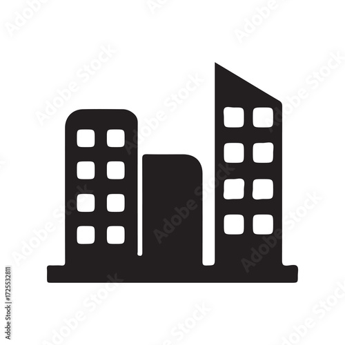 Urban City Buildings Silhouette