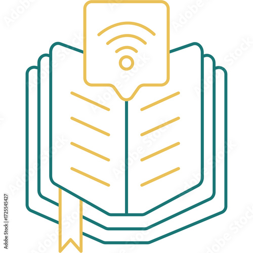 Digital Book Icon