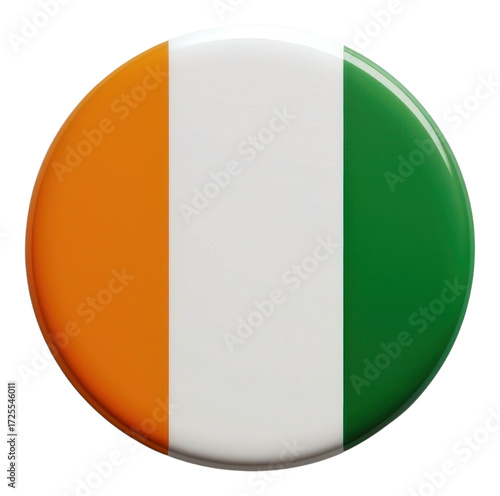 Free Download PNG Ireland symbol button badge. - GFXLoad