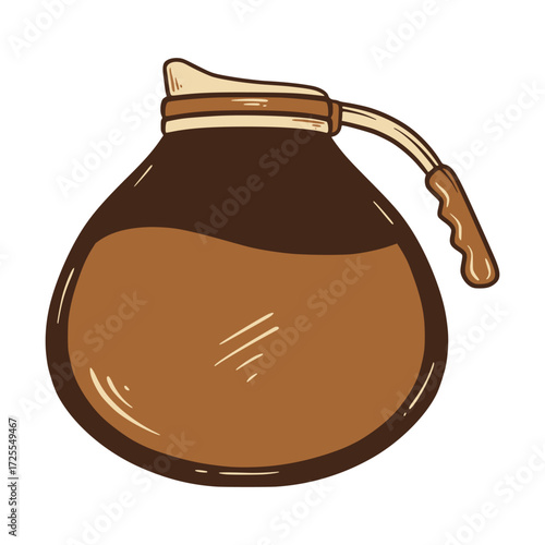 Hand Drawn of  Coffee Pot