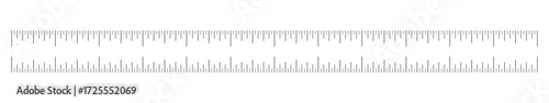 12inch ruler scale. Measuring chart with 12 inches. Length measurement height, math, distance. Sewing tool template.