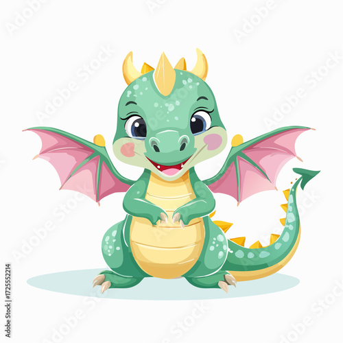 Kleider niedlicher Drache