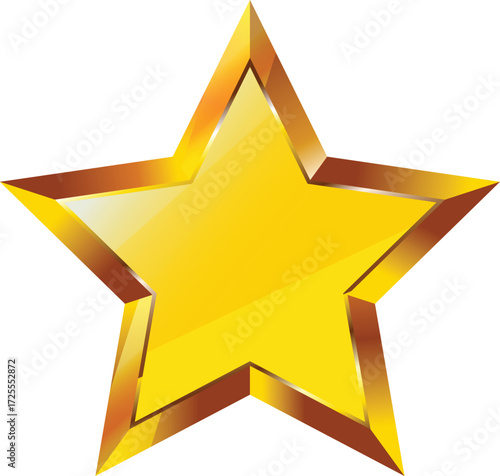 A Luminous Golden Star Glows Against A Black Backdrop Radiating Festive Cheer And Hope