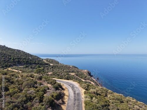 Wallpaper Mural Aerial view of beautiful landscape Torontodigital.ca
