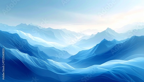 blue mountains background