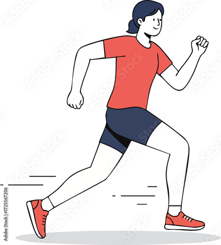 girl on a treadmill