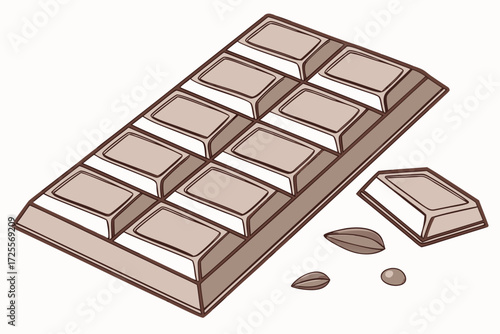 dark chocolate bar