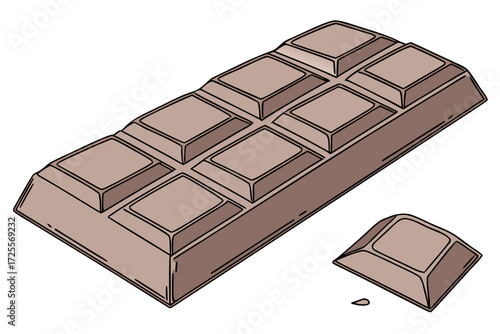 dark chocolate bar