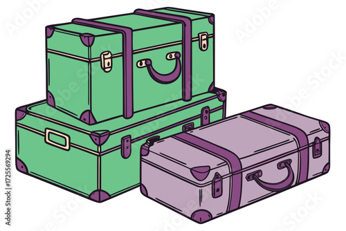 old vintage suitcase